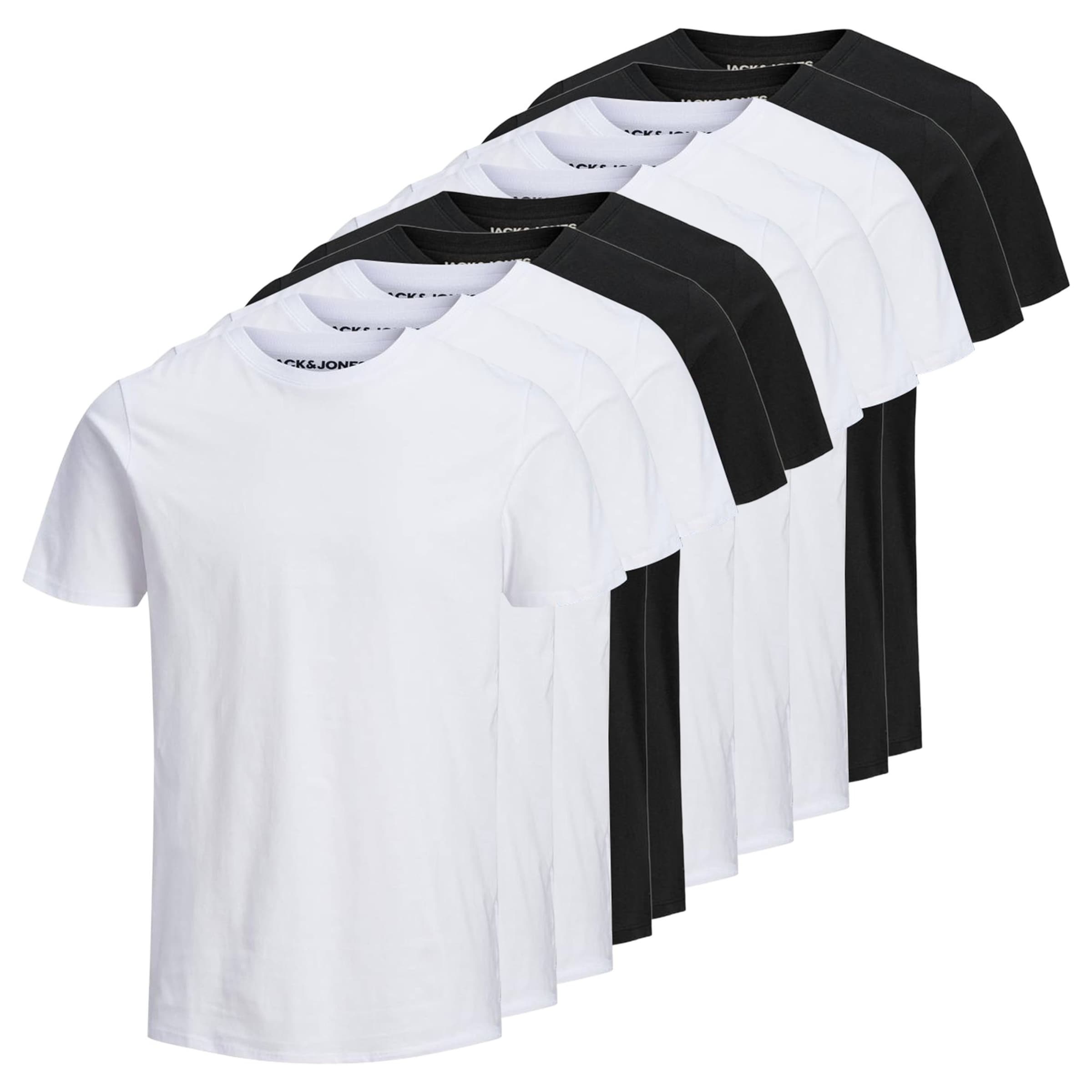 JACK & JONES T-Shirt in navy / schwarz / weiß, Produktansicht