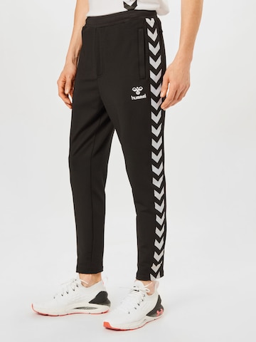 Hummel Regular Workout Pants 'Nathan 2.0' in Black: front