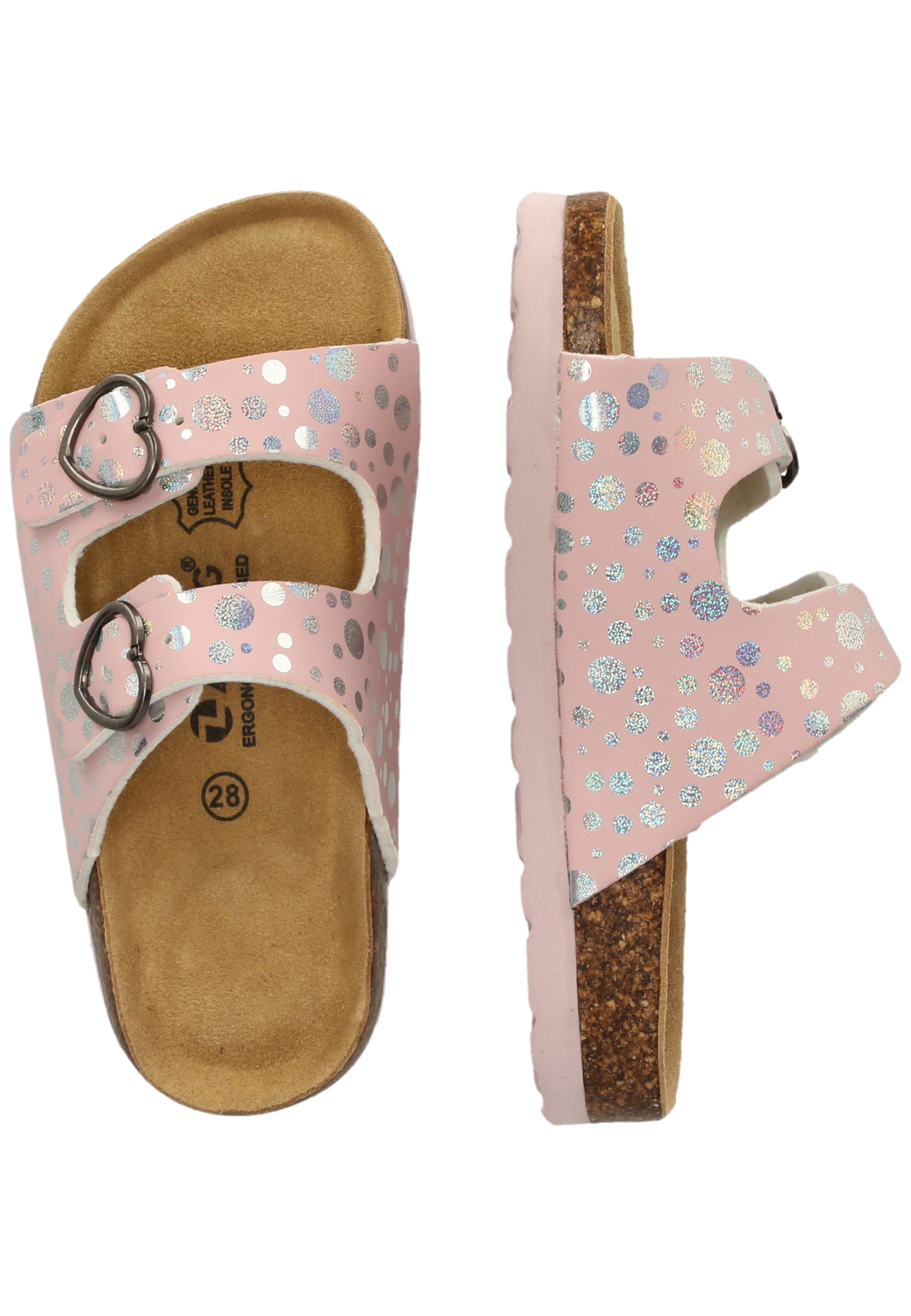 ZigZag Sandale 'Messina' in Pink