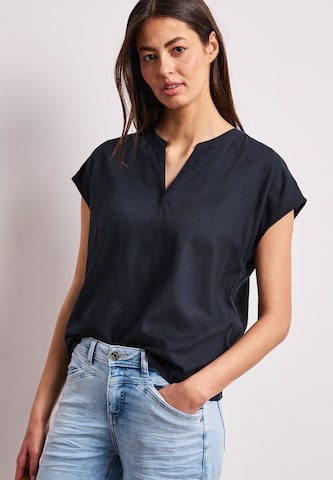 STREET ONE Blouse in Blue: front