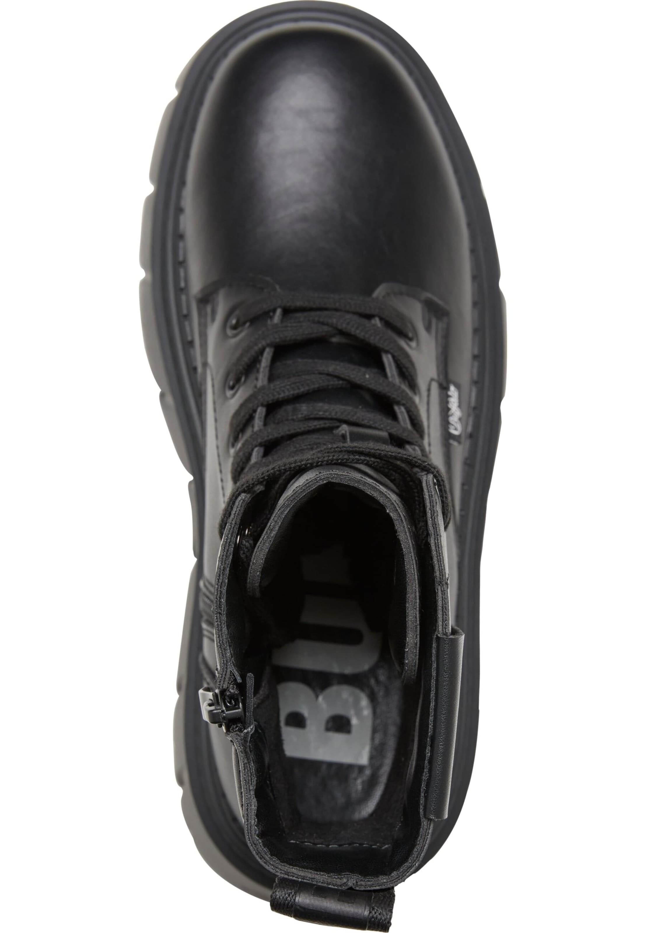 BUFFALO Šnurovacie členkové čižmy 'Zespher' - Čierna