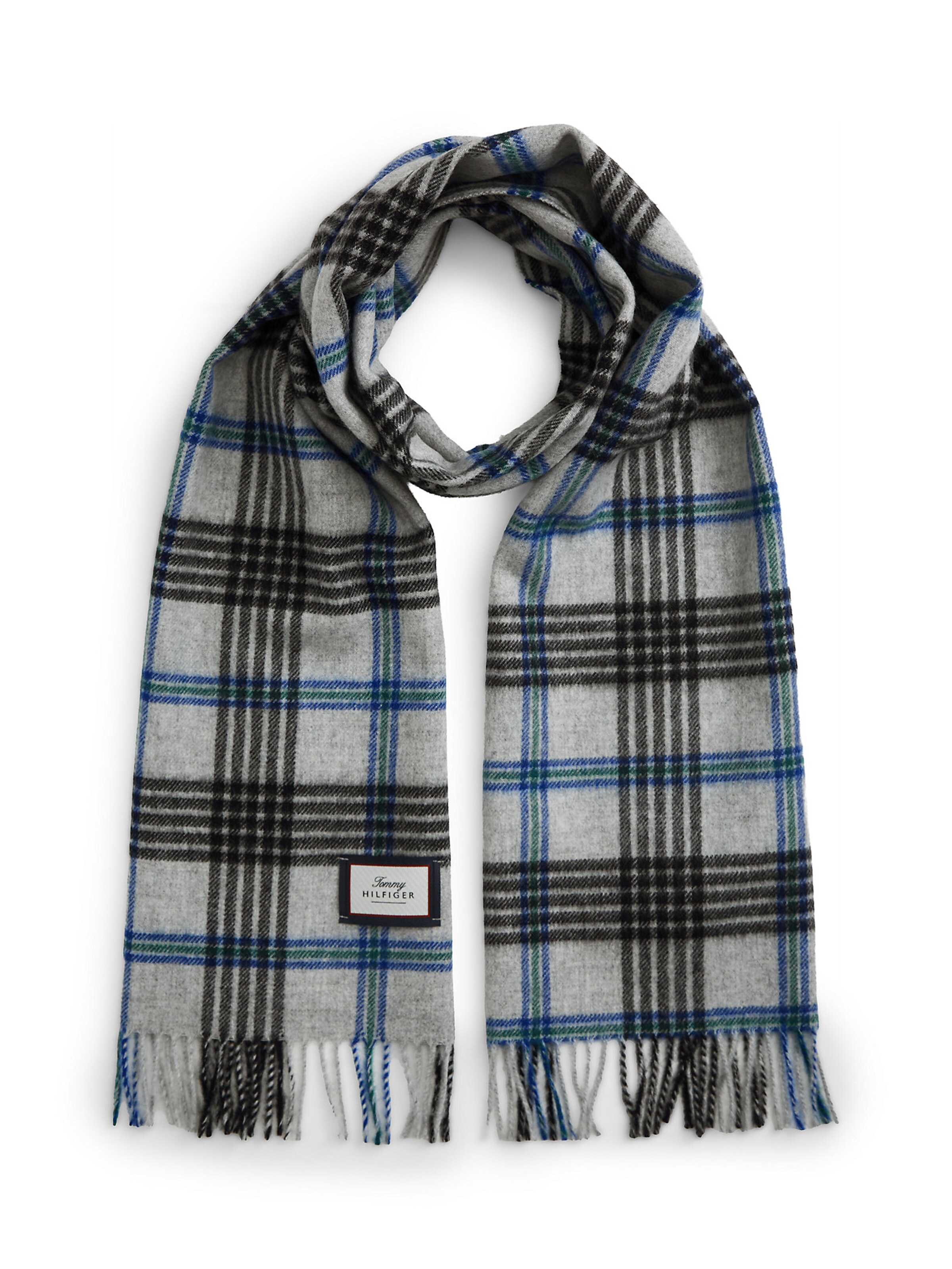 TOMMY HILFIGER Scarf in Grey: front