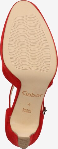 GABOR Slingpumps in Rood