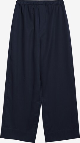 ARMEDANGELS Wide leg Broek ' JOVAALIE ' in Blauw: voorkant