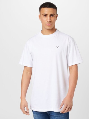 Fat Moose - Camisa 'Zayn' em branco: frente