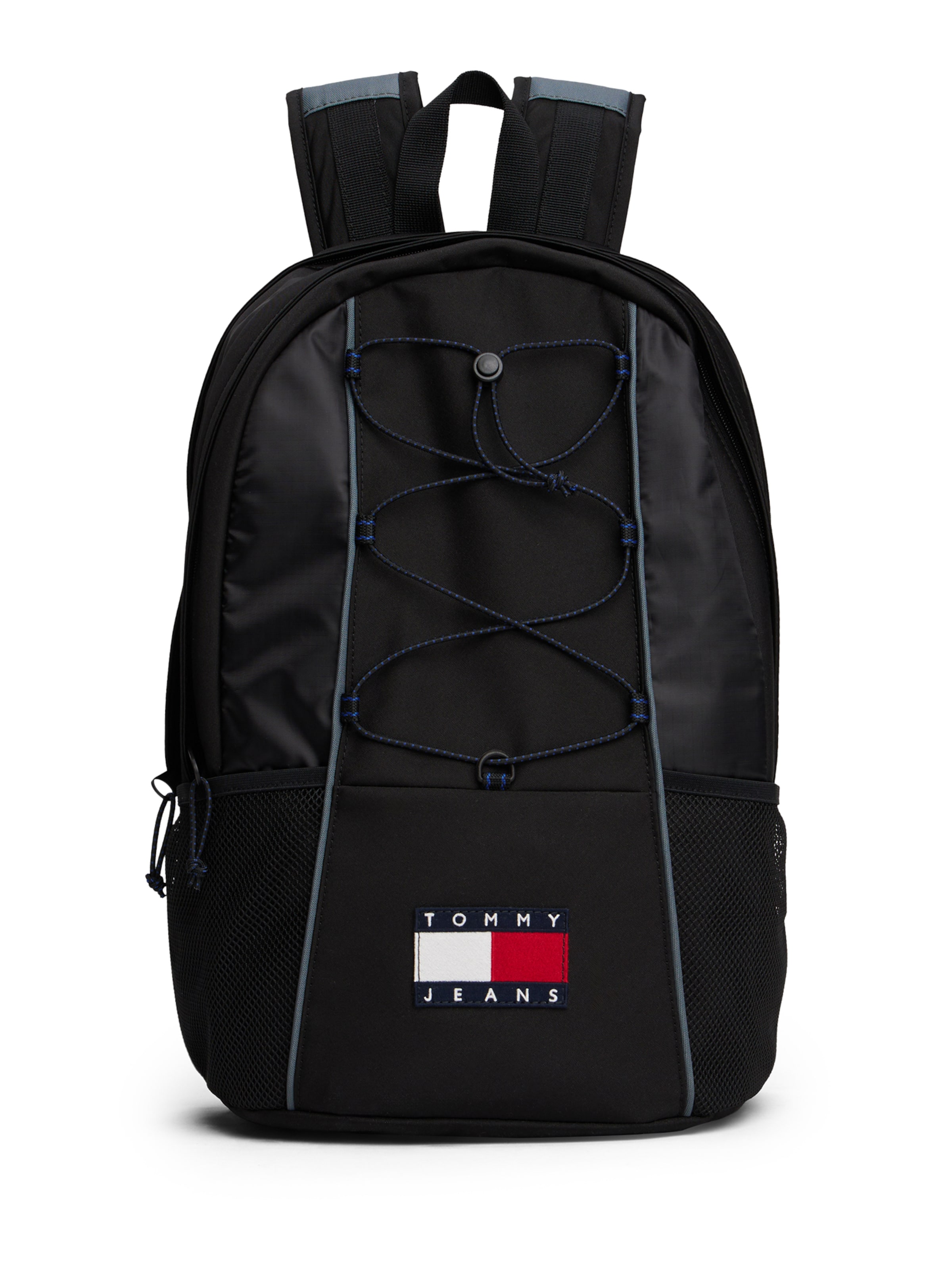 Tommy Jeans Backpack 'ARCHIVE' in Black: front