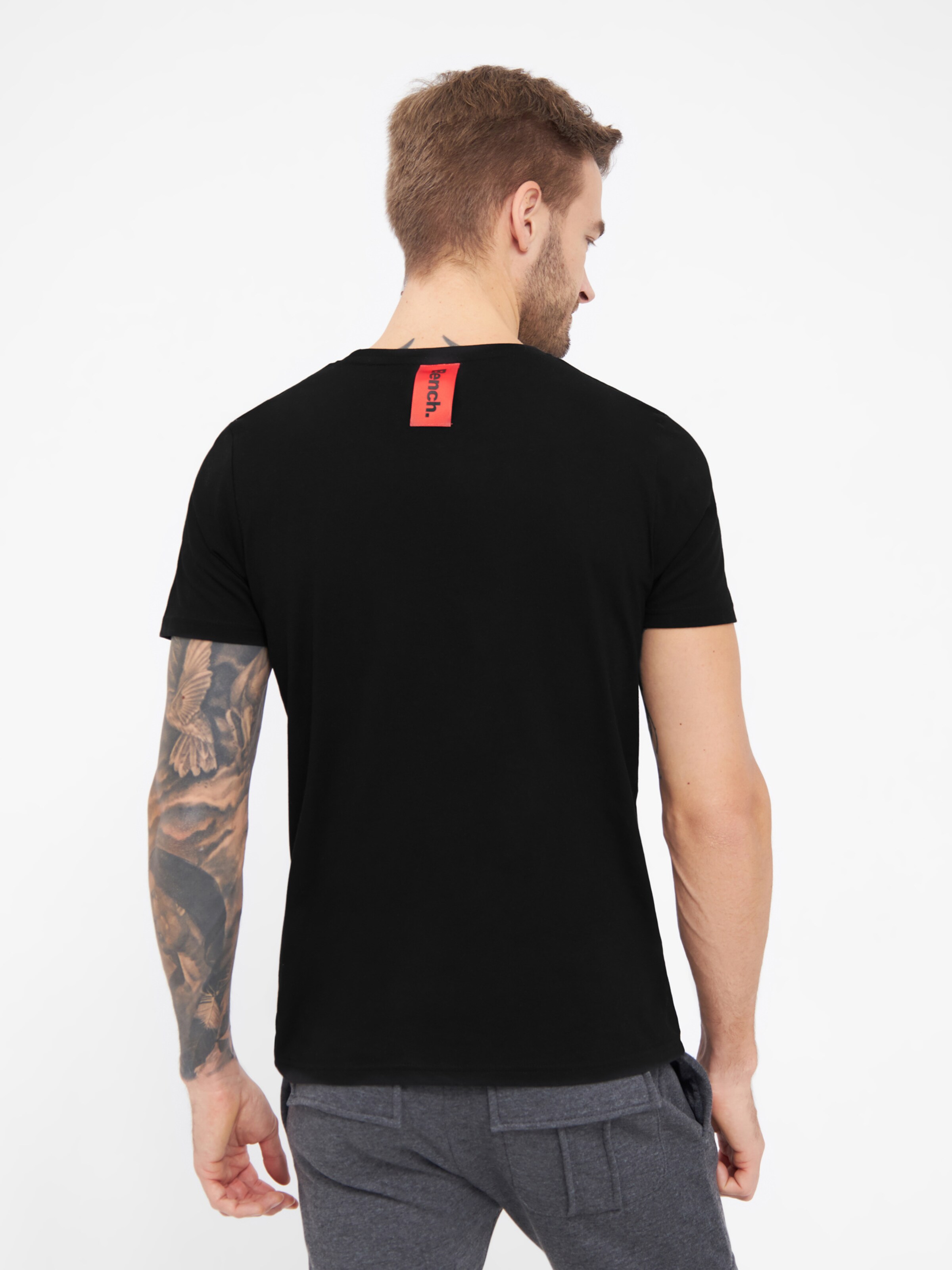 Männer Shirts BENCH Shirt 'Glitch' in Schwarz - TY68841