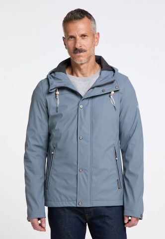 Schmuddelwedda Between-Season Jacket in Blue: front