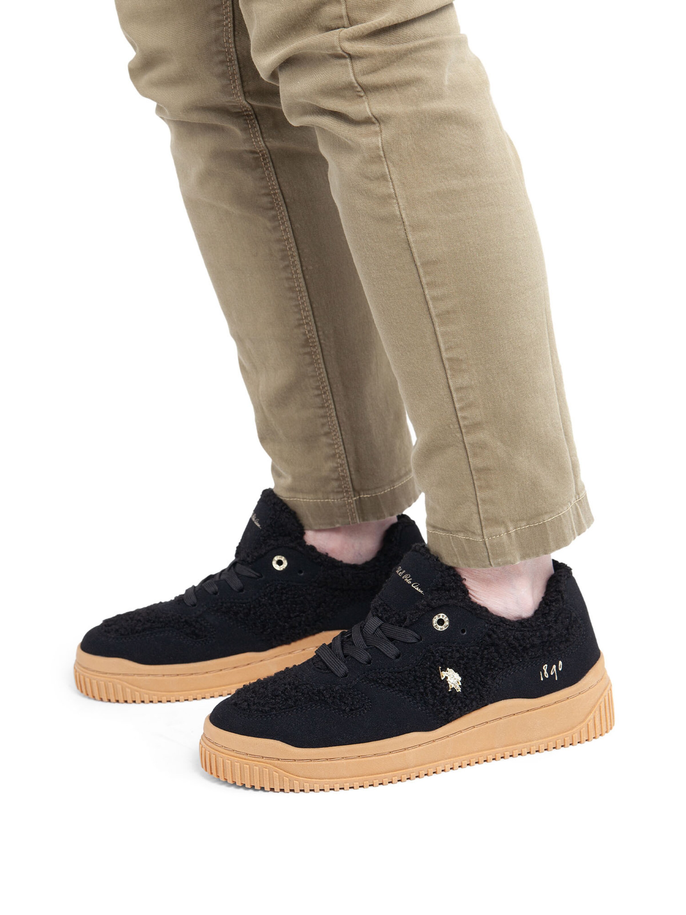 Baskets basses 'Amber' US POLO ASSN. en noir