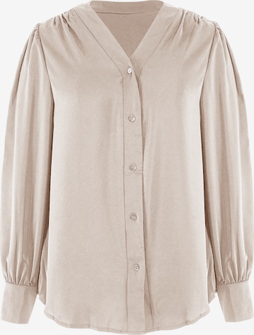 Bluză de la Imily Bela pe bej: față