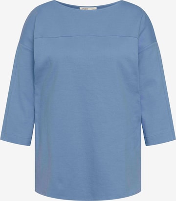 Ulla Popken Shirt  (GOTS) in Blau: predná strana