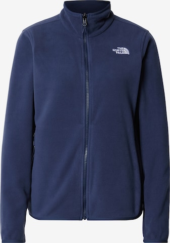 THE NORTH FACE Athletic fleece jacket 'GLACIER' in Blue: front