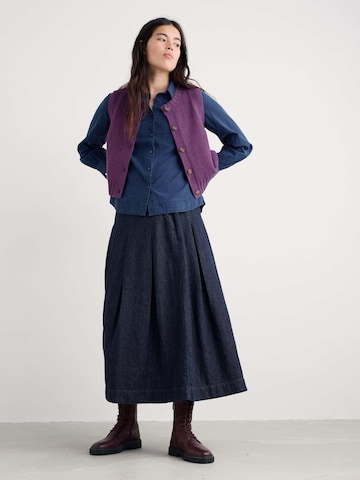 Gilet in maglia 'Derwenn' di Seasalt Cornwall in lilla