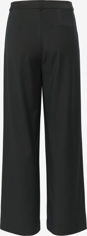 Gestuz Wide leg Pleat-front trousers 'Paula' in Grey