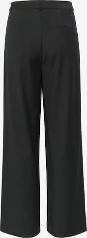 Gestuz Wide leg Pleat-Front Pants 'Paula' in Grey