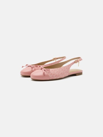 MICHAEL Michael Kors Baleríny s řemínky 'PIPER' – pink