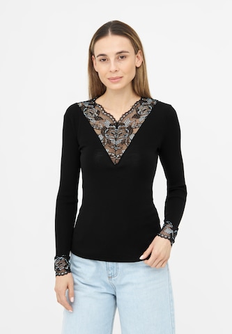 TOOche Shirt 'Noir Enchant' in Black: front