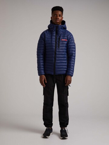 Veste outdoor ' SATEL1TE Kapuzen-Daunenjacke 2.0 ' JACK1T en bleu