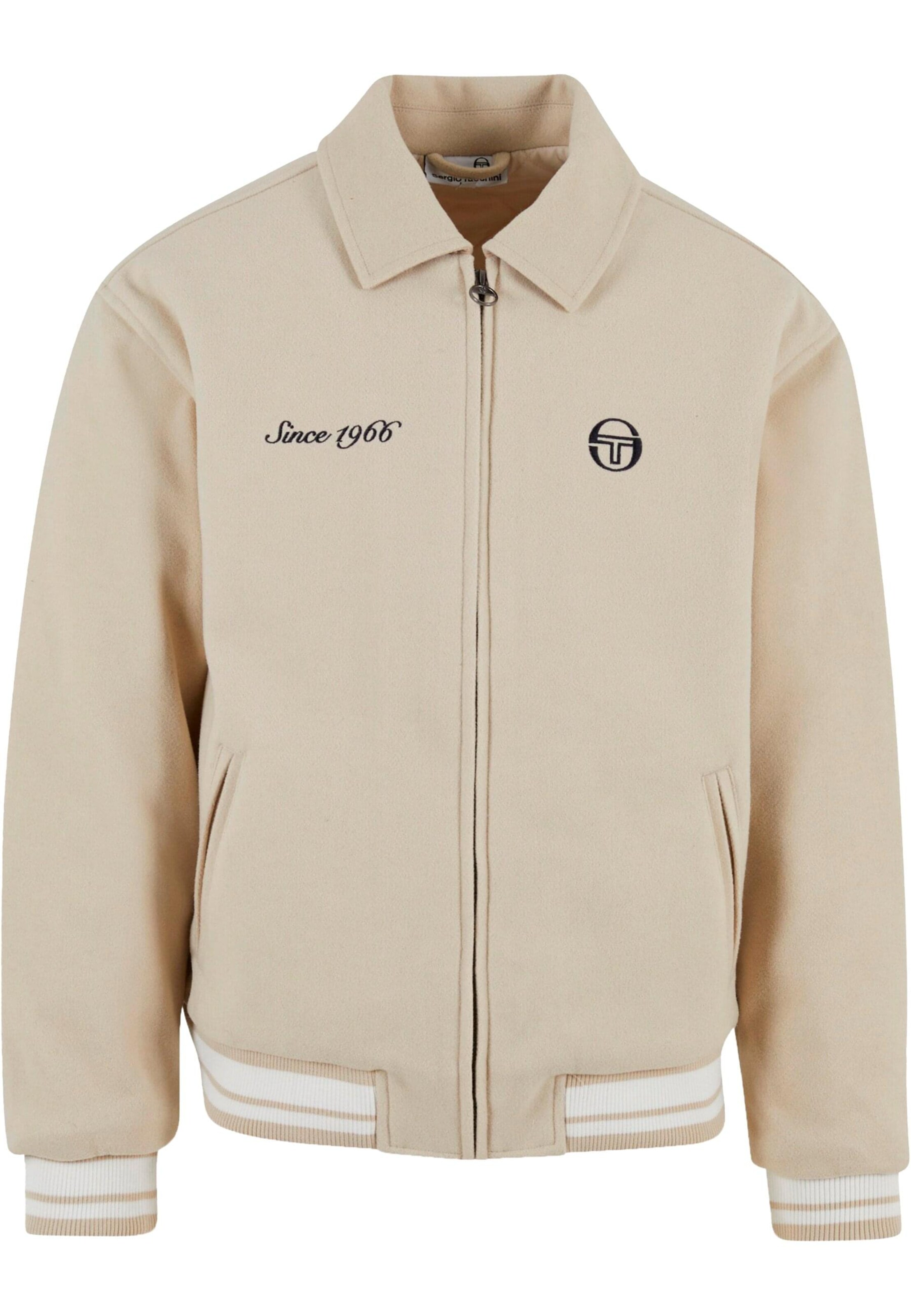 Giacca di mezza stagione 'Borotra' di Sergio Tacchini in grigio: frontale