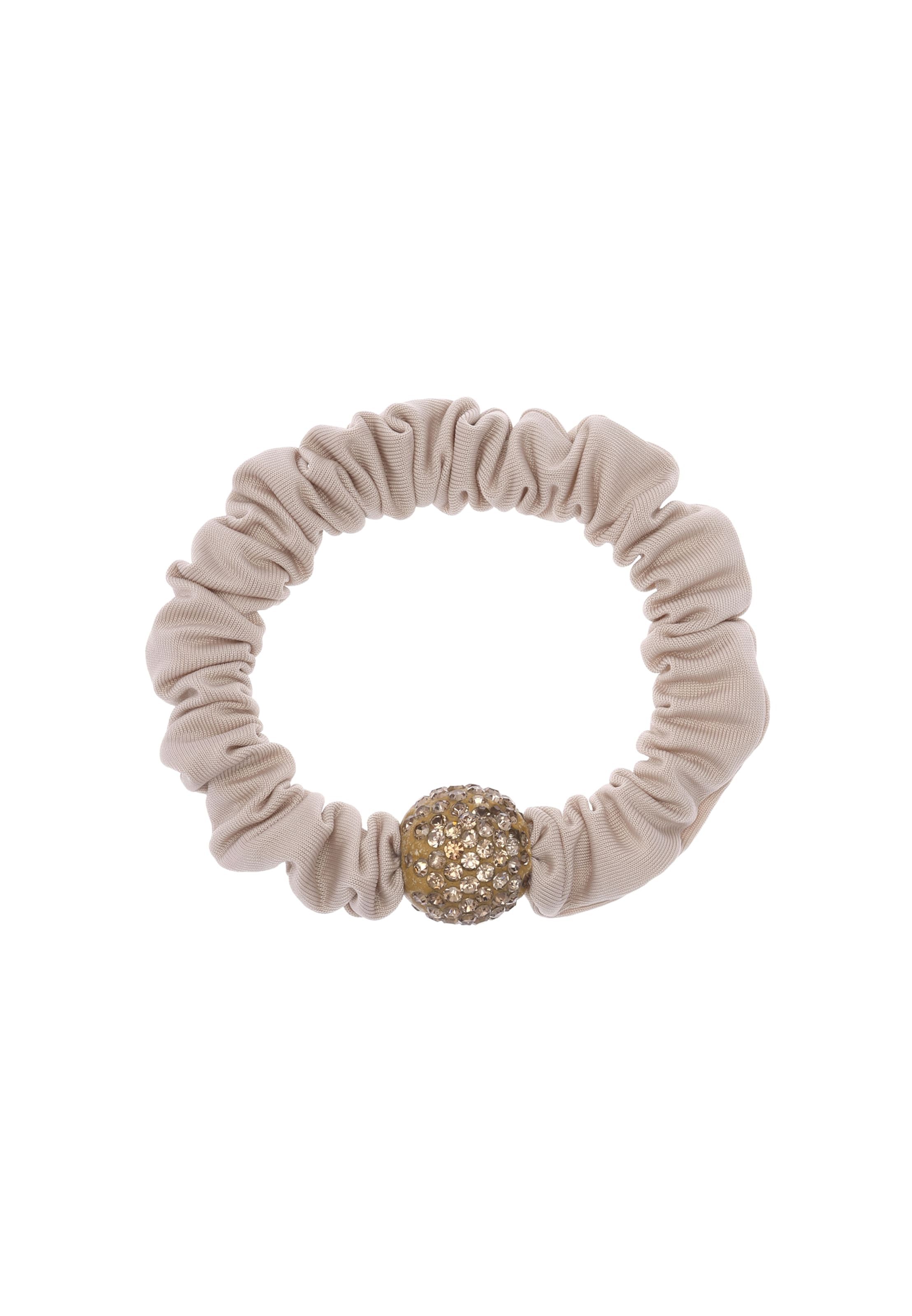 faina - Bijuteria de cabelo em bege: frente