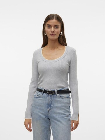 VERO MODA Sweater 'Joan' in Grey: front