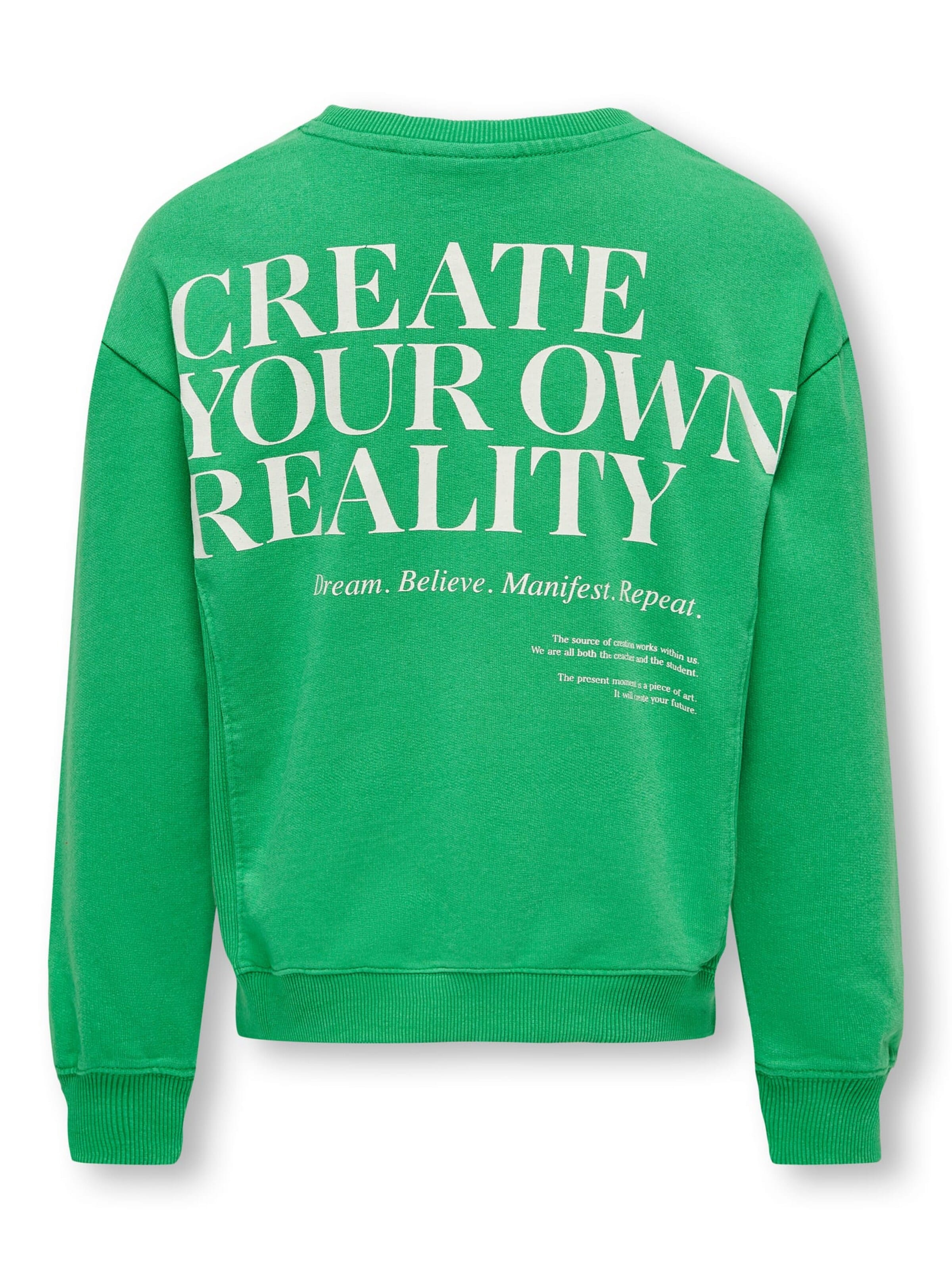 ONLY Sweatshirt 'nelly' in Green