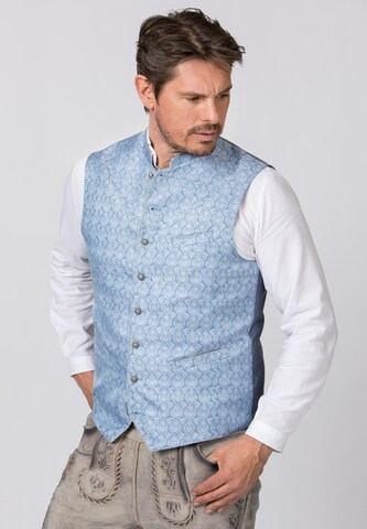 STOCKERPOINT Klederdracht gilet in Blauw: voorkant