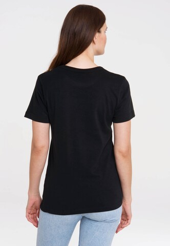 LOGOSHIRT Shirt 'Commodore - Gaming Computer' in Black