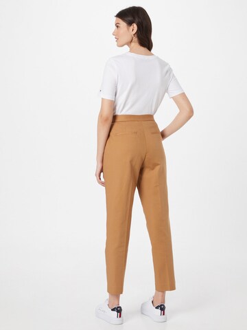 Regular Pantalon à plis TOMMY HILFIGER en marron
