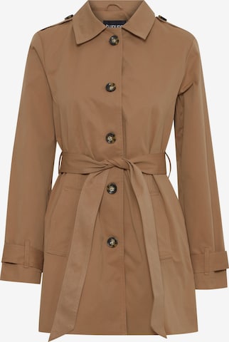 b.young Overgangsfrakke 'Amona' i brun: forside