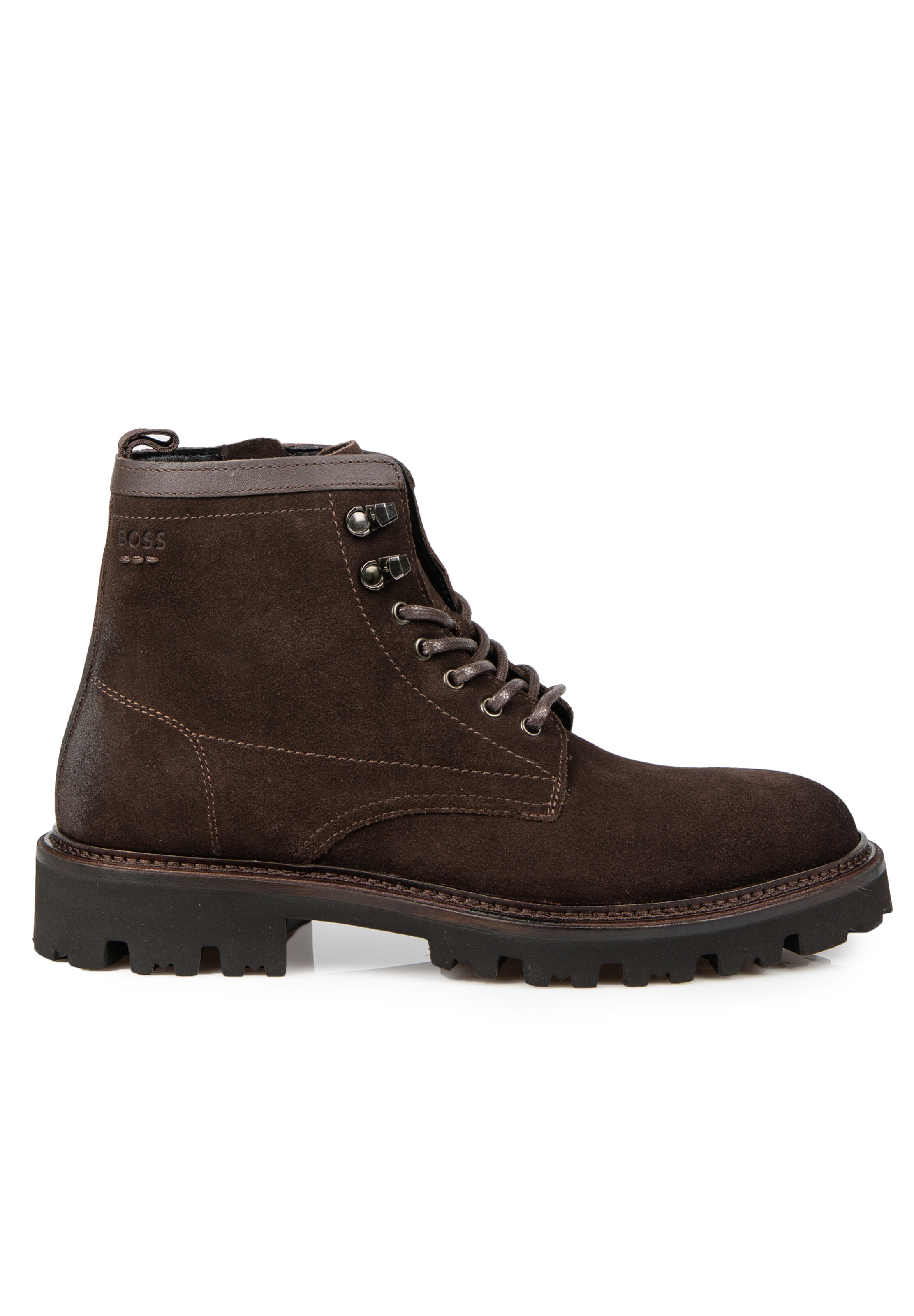 BOSS Lace-Up Boots 'Julyo_Halb_sdlt' in Dark brown, Item view