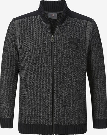 Jan Vanderstorm Knit Cardigan 'Halsten' in Black: front