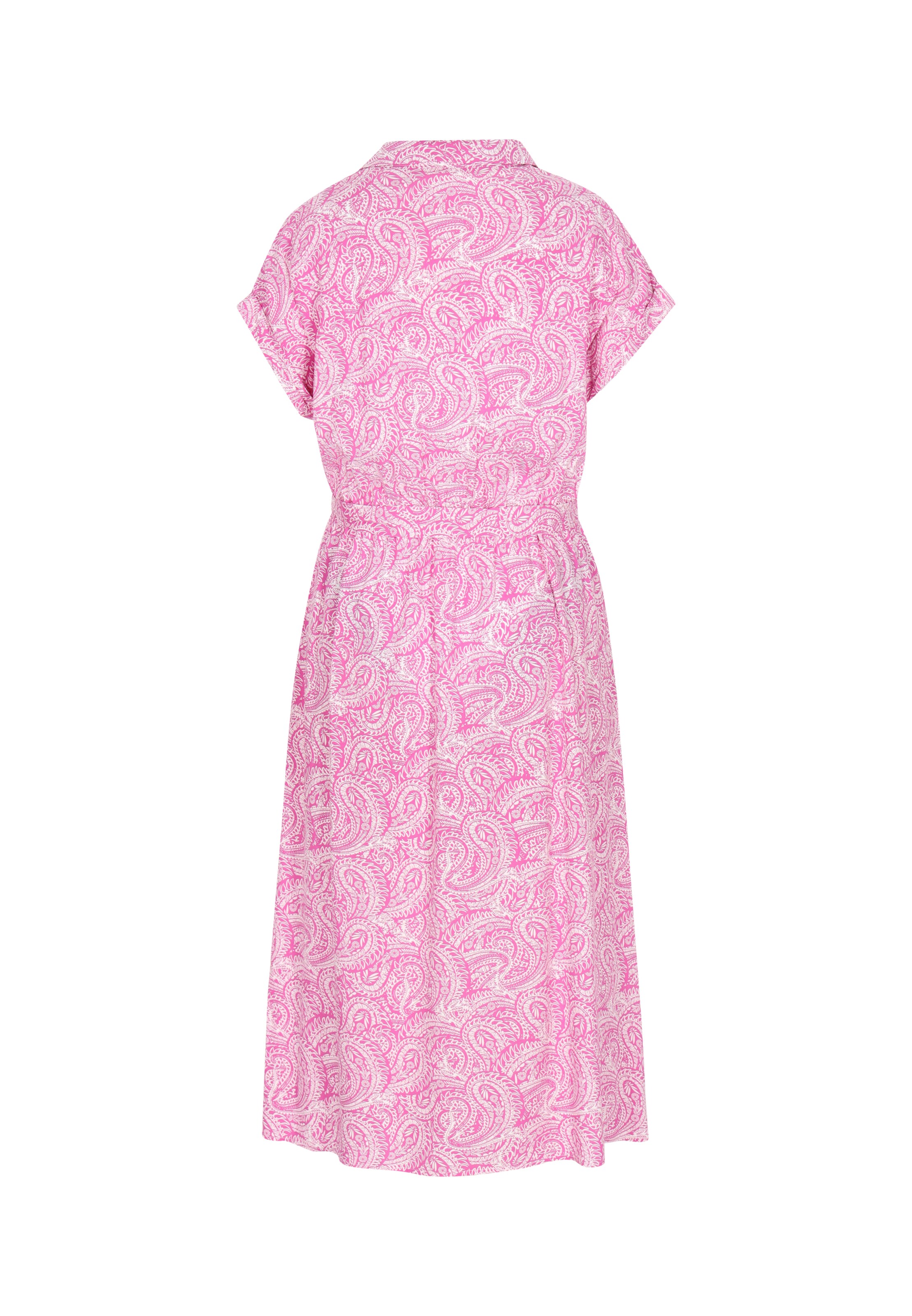 Gaya Платье-рубашка 'Retro' в Ярко-розовый