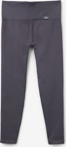 CALZEDONIA Skinny Athletic Pants 'SEAMLESS' in Grey: front