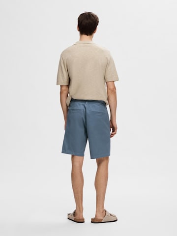 SELECTED HOMME Regular Chino 'Bill' in Blauw