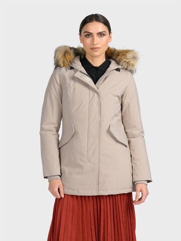 Canadian Classics - Casaco de inverno 'Fundy Bay' em bege: frente