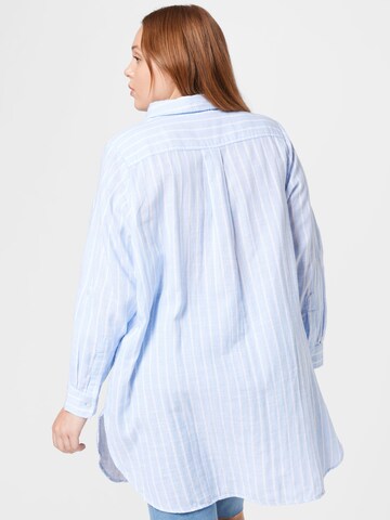 Selected Femme Curve Blouse in Blauw