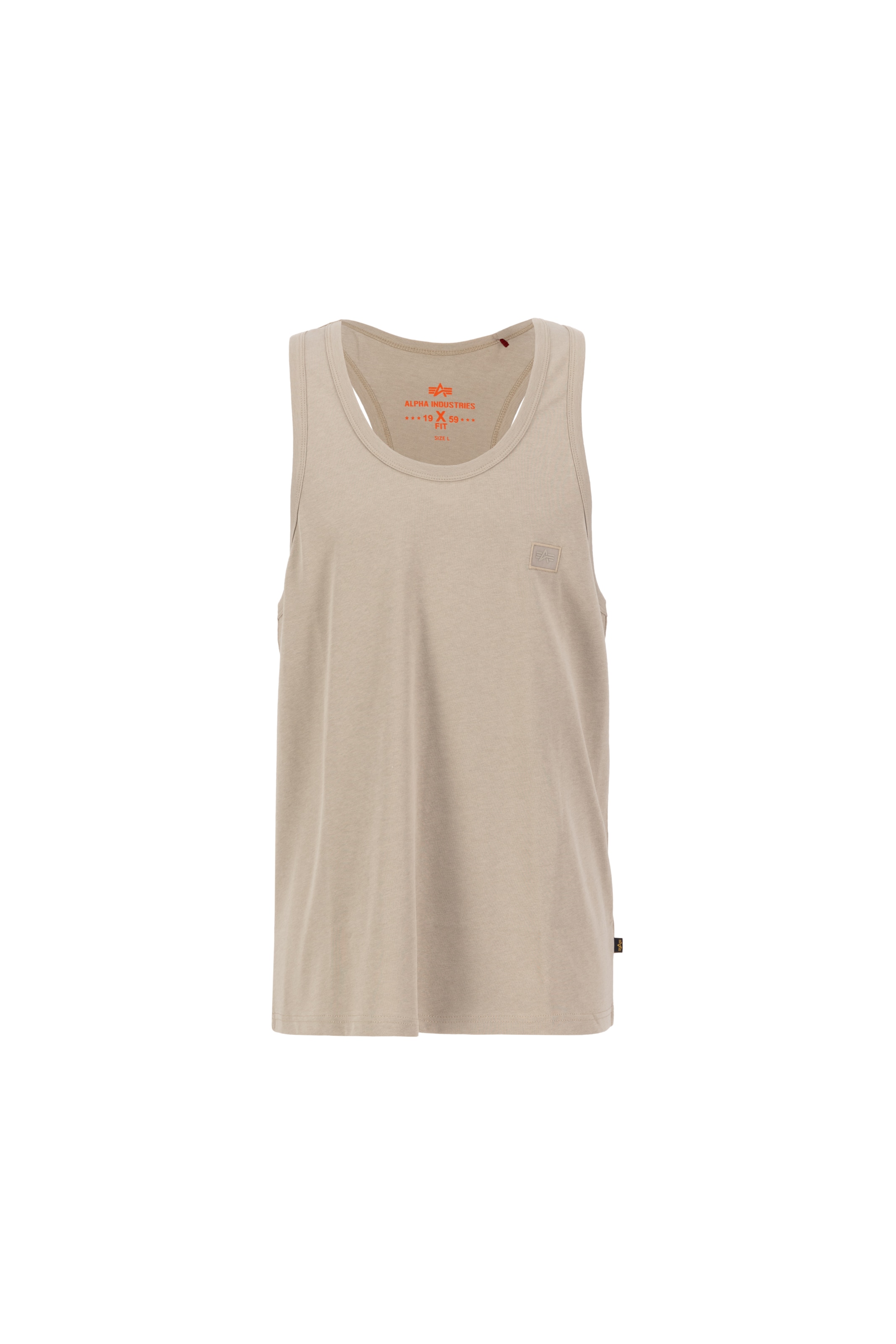 ALPHA INDUSTRIES Koszulka w kolorze beżowy: przód