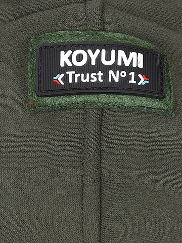 Koyumi Sweatshirt 'Suheyla Love It' in Green