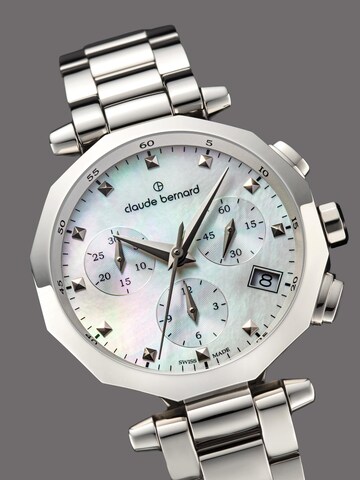 Claude Bernard Analog Watch 'Dress Code Chronograph' in White