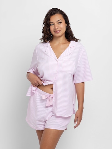 Pantaloni de pijama de la Dorina pe alb