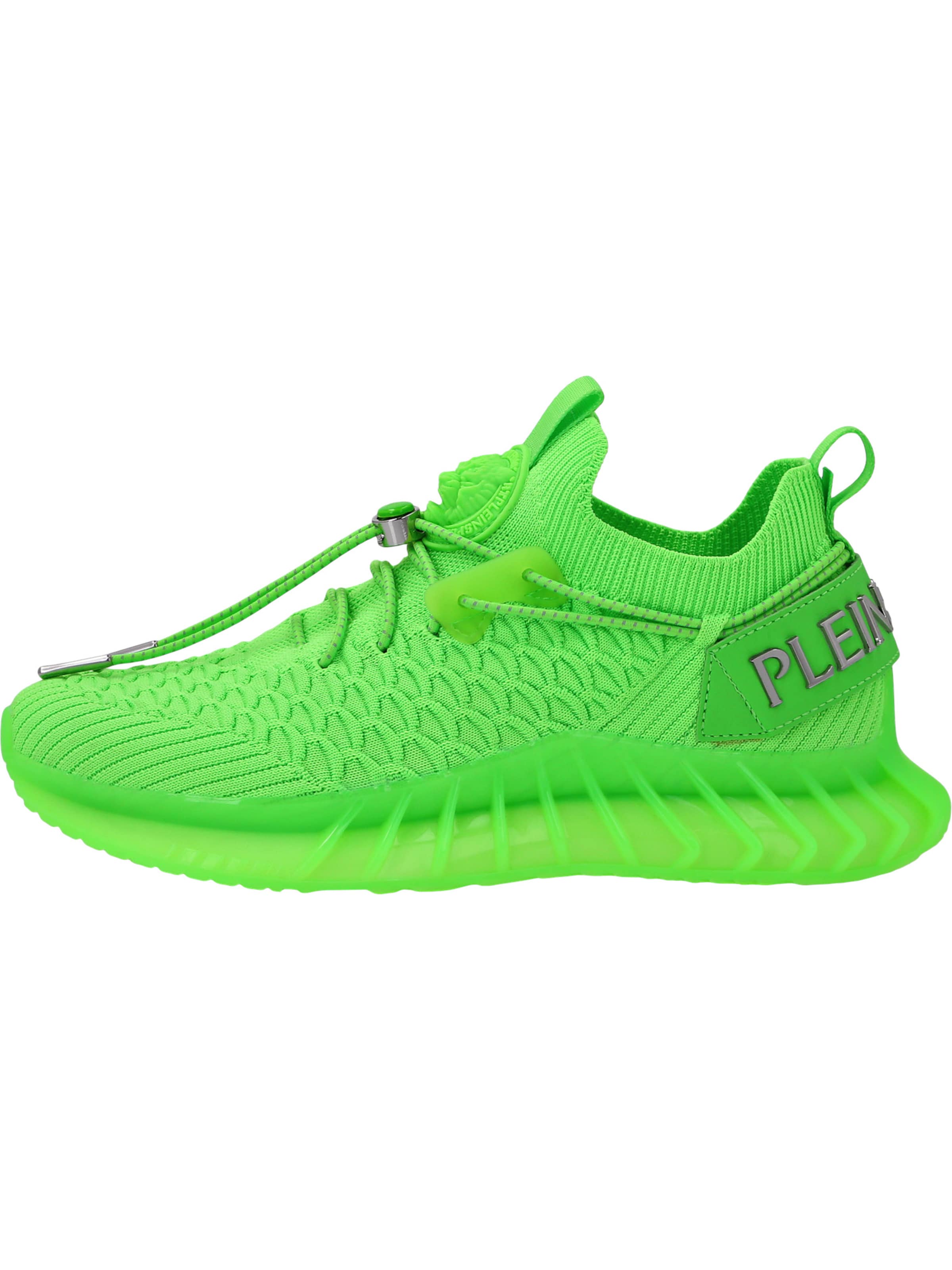 Plein Sport - Zapatillas deportivas bajas en verde: frente