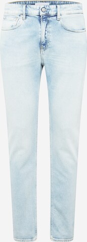 Calvin Klein Jeans Slimfit Jeans in Blauw: voorkant