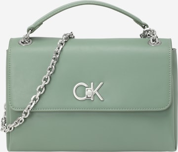 Calvin Klein Schoudertas 'Conv' in Groen: voorkant