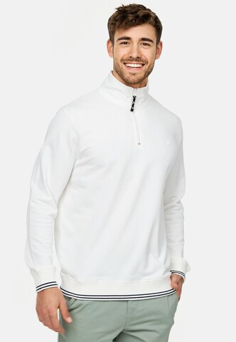 INDICODE JEANS Sweatshirt 'Nate' in White