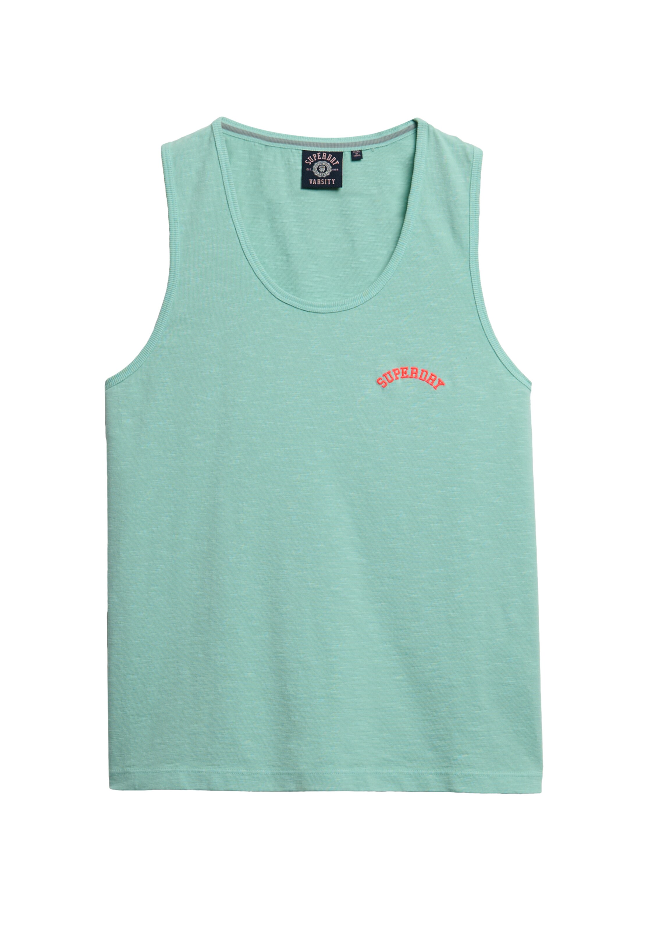 Superdry Top 'Essential' in Groen: voorkant