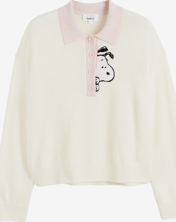 Chinti & Parker Svetr 'Peanuts' – béžová: přední strana