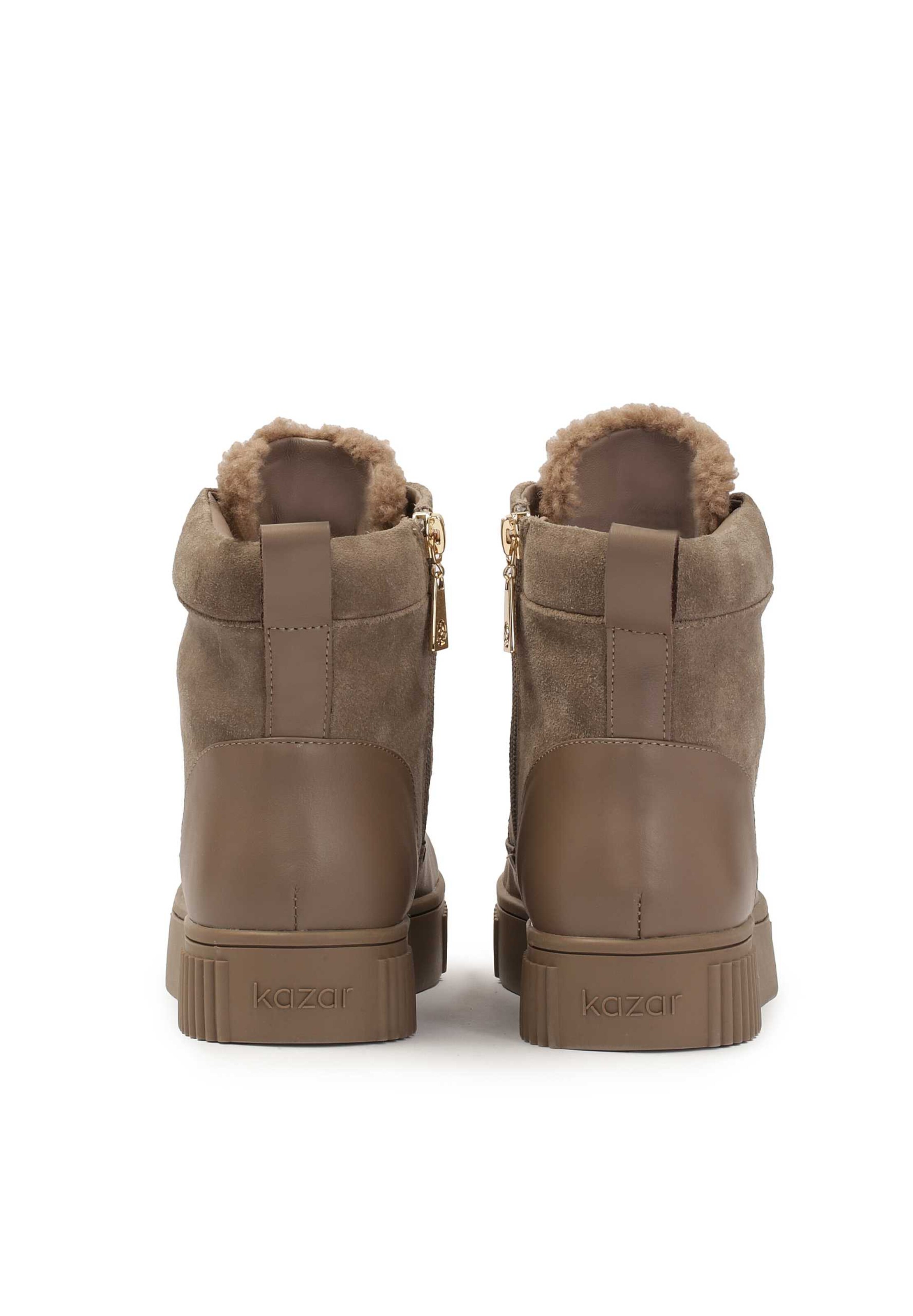 Kazar Lace-up bootie in Grey