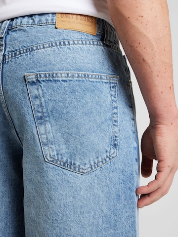 Only & Sons Loose fit Jeans 'FIVE' in Blue