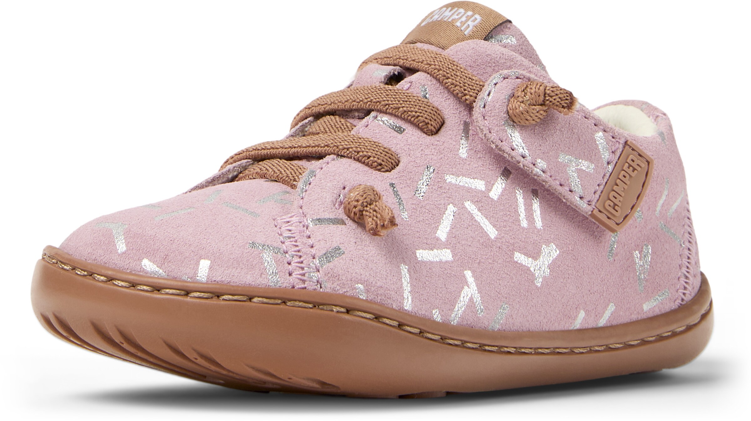 Chaussure basse 'Peu Cami' CAMPER en rose : devant